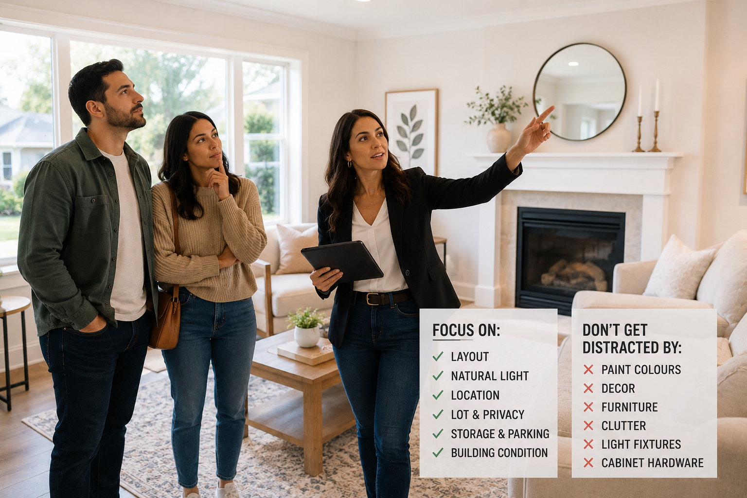 What Buyers Should Ignore When Viewing a Home