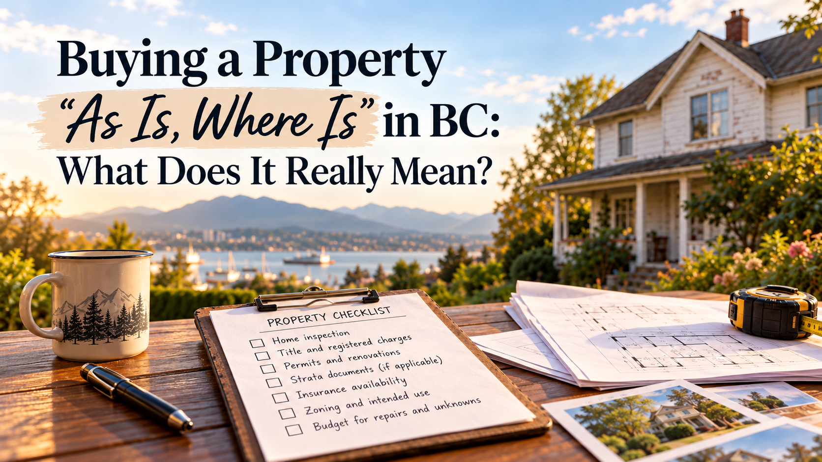 Buying a Property “As Is, Where Is” in BC: What Does It Really Mean?